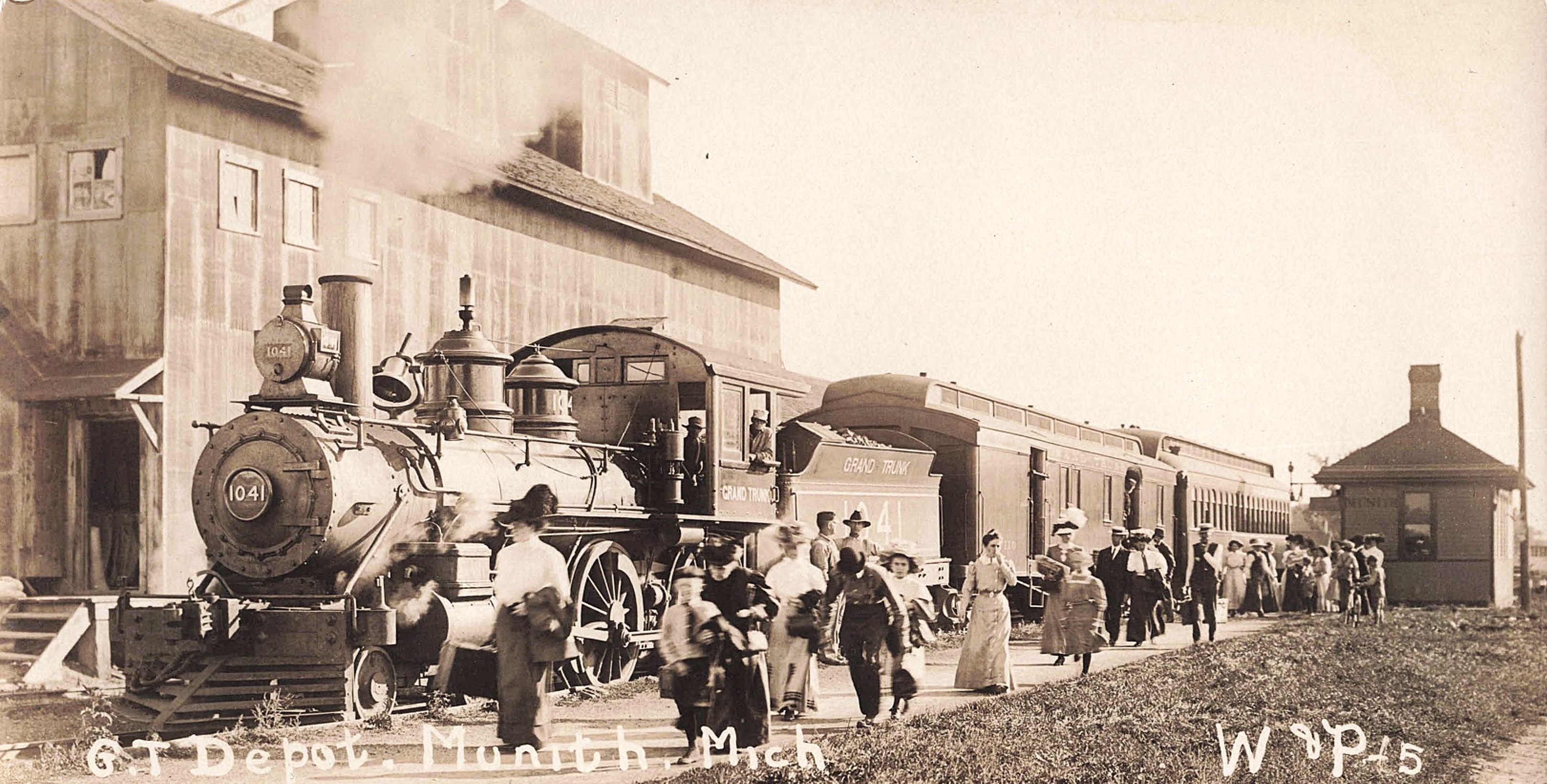 Munith scene and depot